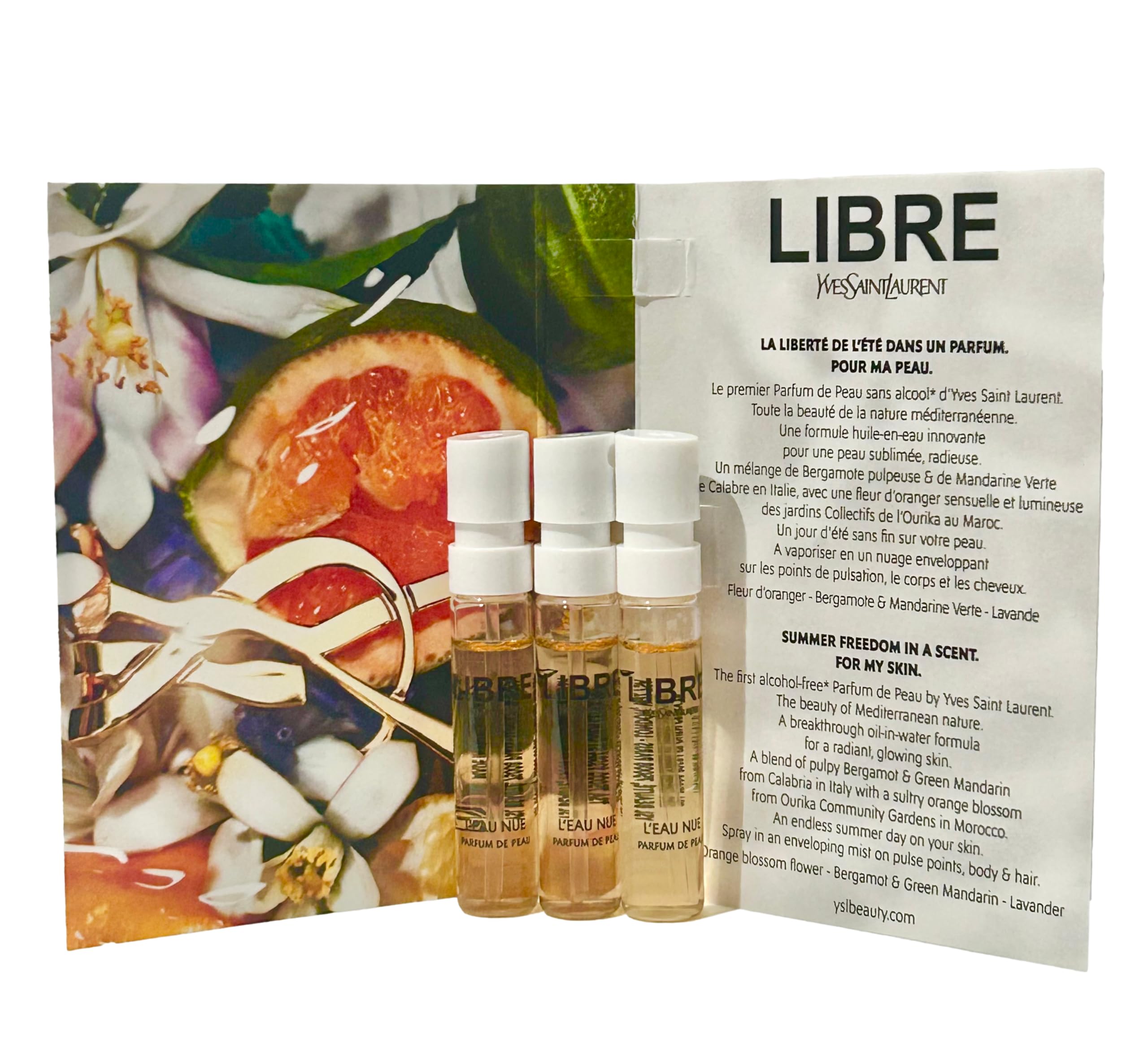 Amazon.com : Yves Saint Laurent LIBRE L'EAU NUE Sample Perfume YSL